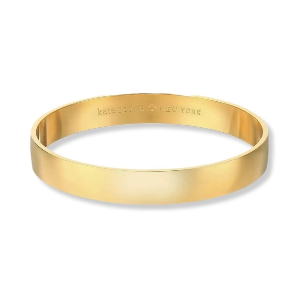 BANGLE. Guc. Kate Spade New York Gold Bracelet with inscription - Good As Gold. - Picture 4 of 7